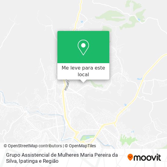 Grupo Assistencial de Mulheres Maria Pereira da Silva mapa