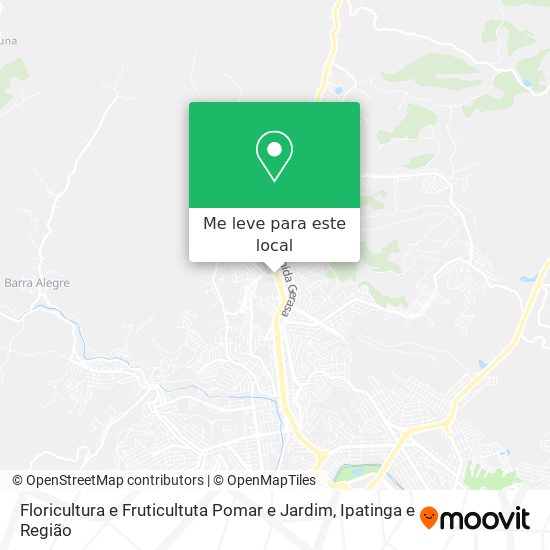 Floricultura e Fruticultuta Pomar e Jardim mapa