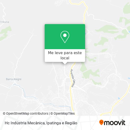 Hc Indústria Mecânica mapa