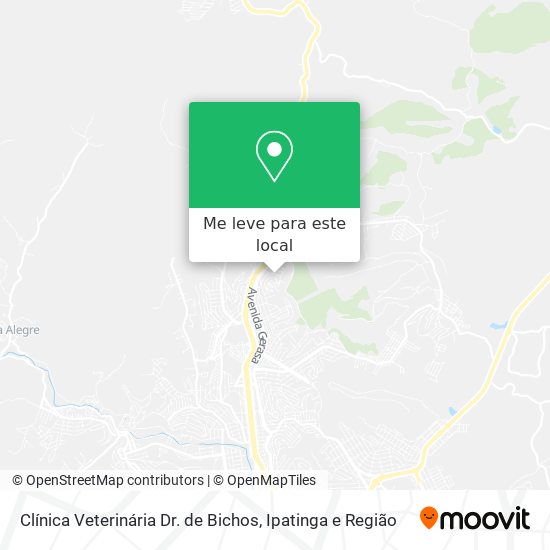 Clínica Veterinária Dr. de Bichos mapa