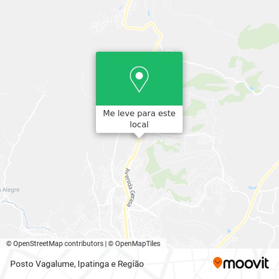 Posto Vagalume mapa