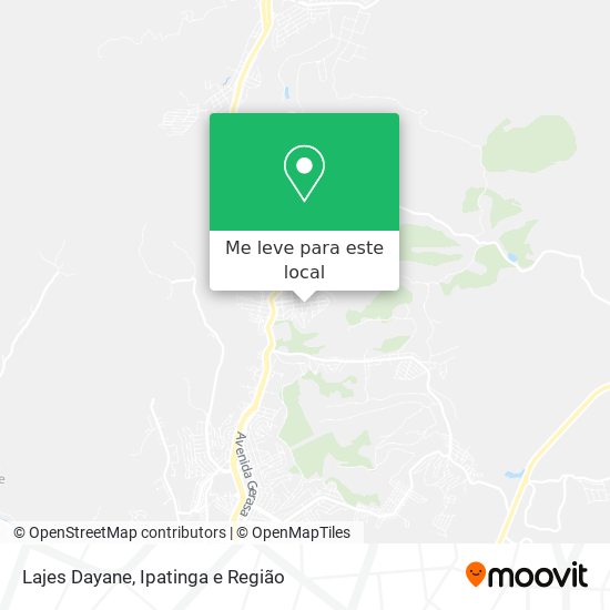 Lajes Dayane mapa