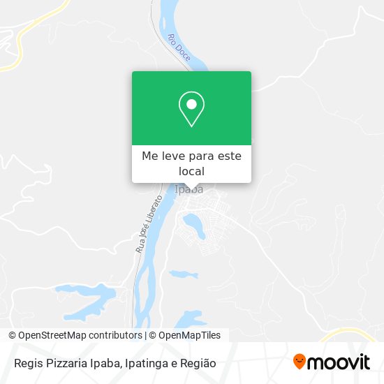 Regis Pizzaria Ipaba mapa