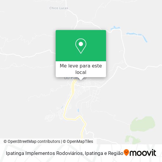 Ipatinga Implementos Rodoviários mapa