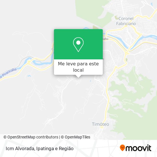 Icm Alvorada mapa