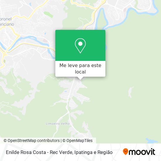 Enilde Rosa Costa - Rec Verde mapa