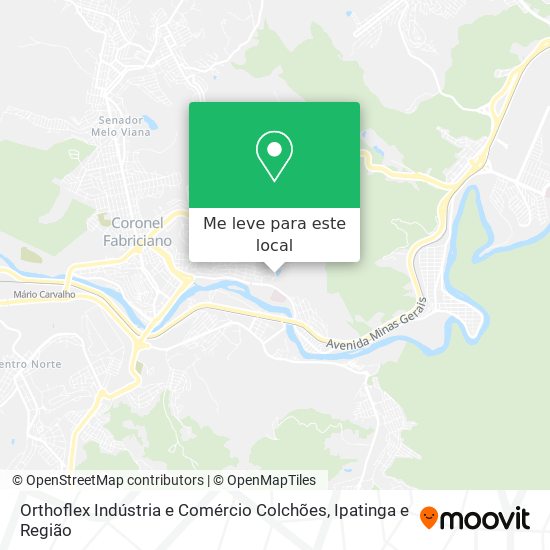 Orthoflex Indústria e Comércio Colchões mapa