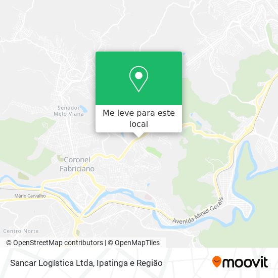 Sancar Logística Ltda mapa