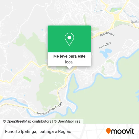 Funorte Ipatinga mapa