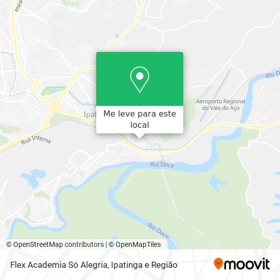 Flex Academia Só Alegria mapa