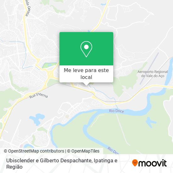 Ubisclender e Gilberto Despachante mapa