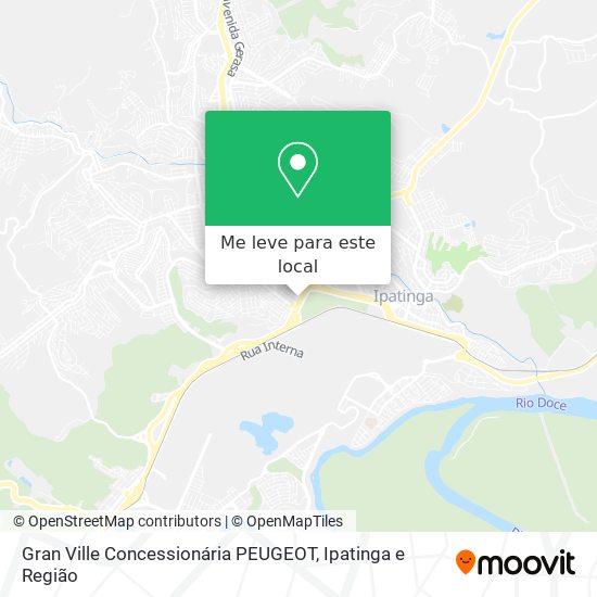 Gran Ville Concessionária PEUGEOT mapa