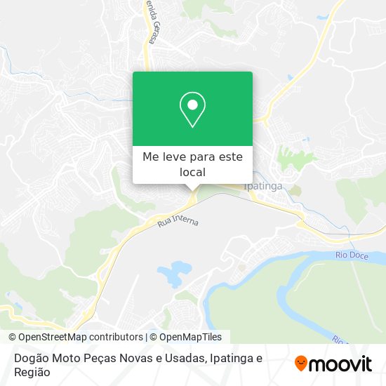 Dogão Moto Peças Novas e Usadas mapa