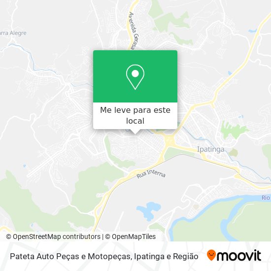 Pateta Auto Peças e Motopeças mapa