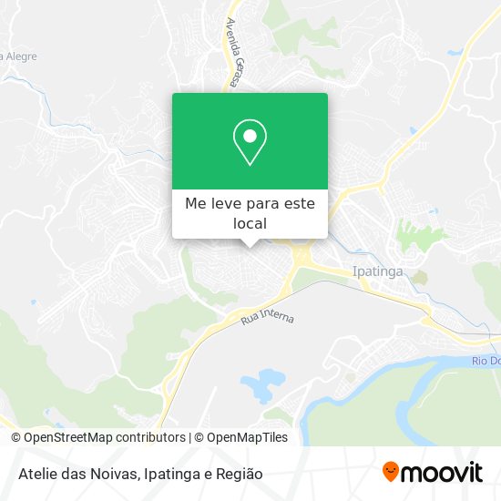 Atelie das Noivas mapa