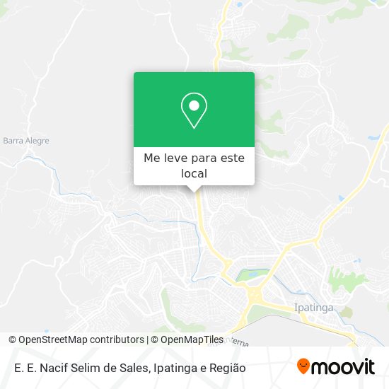E. E. Nacif Selim de Sales mapa