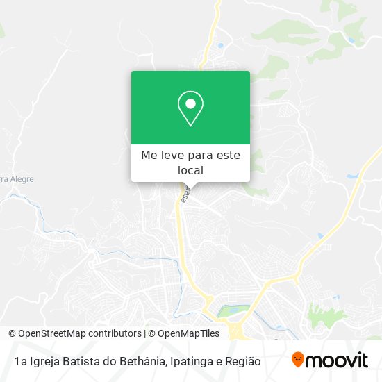 1a Igreja Batista do Bethânia mapa