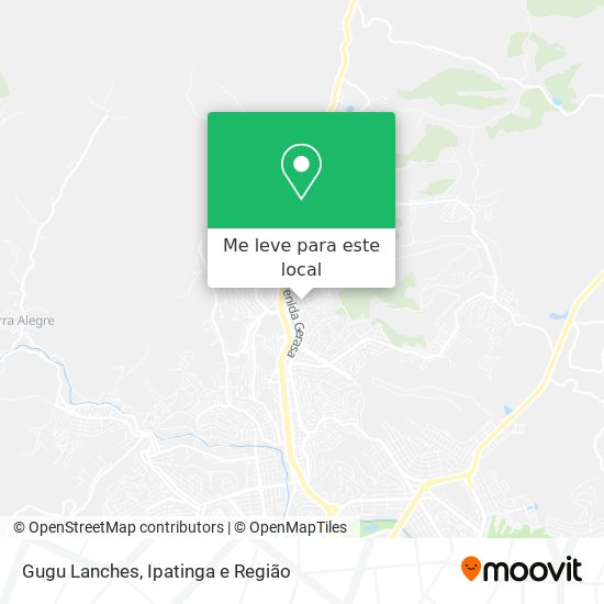Gugu Lanches mapa