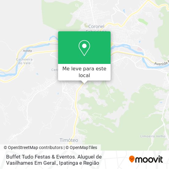 Buffet Tudo Festas & Eventos. Aluguel de Vasilhames Em Geral. mapa