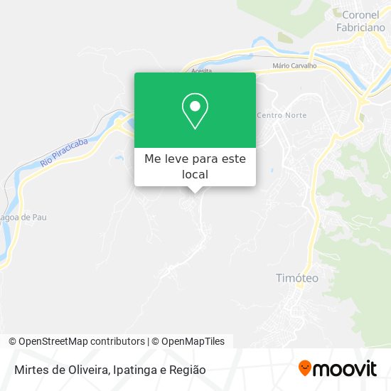 Mirtes de Oliveira mapa