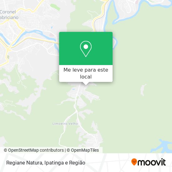 Regiane Natura mapa