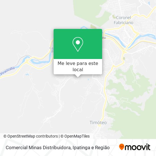 Comercial Minas Distribuidora mapa