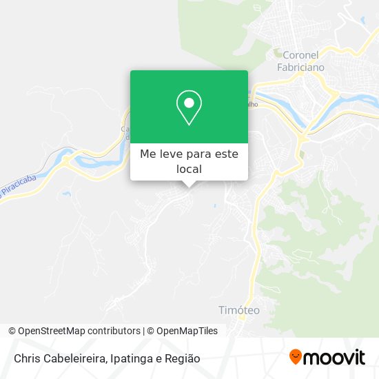 Chris Cabeleireira mapa