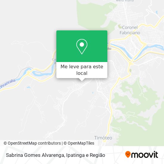 Sabrina Gomes Alvarenga mapa