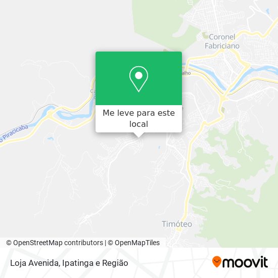 Loja Avenida mapa