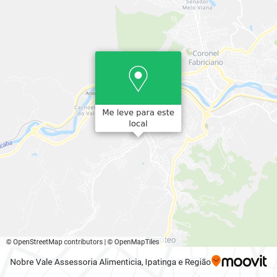 Nobre Vale Assessoria Alimenticia mapa