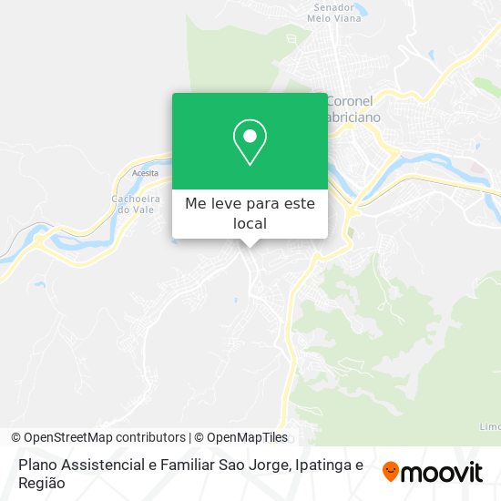 Plano Assistencial e Familiar Sao Jorge mapa