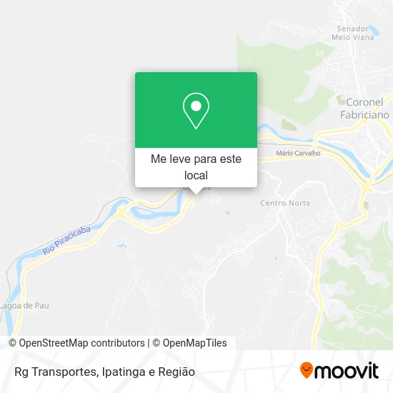 Rg Transportes mapa