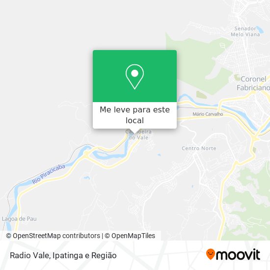 Radio Vale mapa