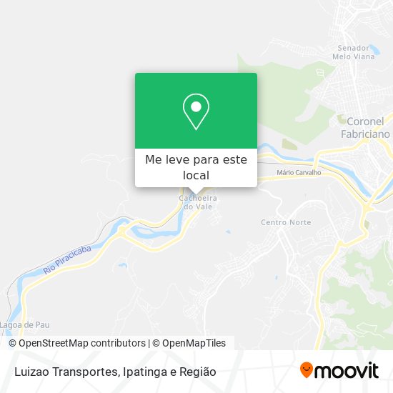 Luizao Transportes mapa