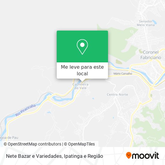 Nete Bazar e Variedades mapa