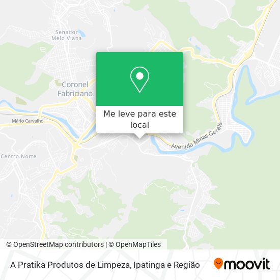 A Pratika Produtos de Limpeza mapa