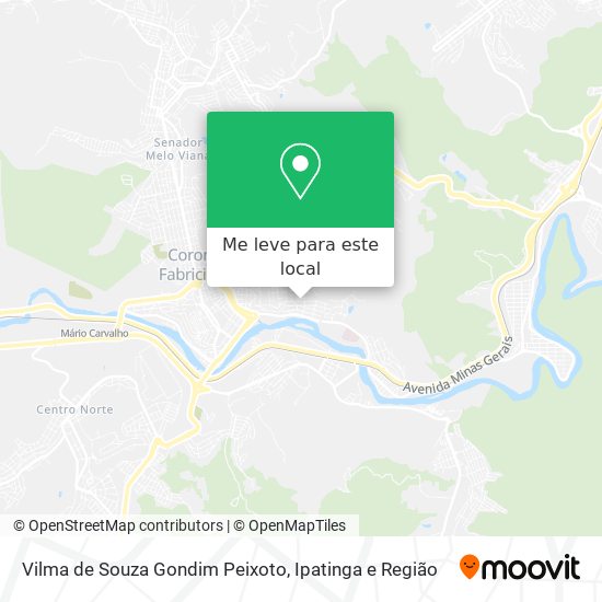 Vilma de Souza Gondim Peixoto mapa