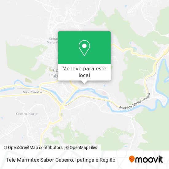 Tele Marmitex Sabor Caseiro mapa