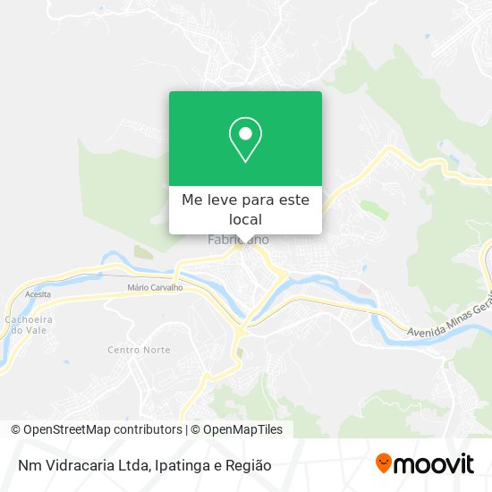 Nm Vidracaria Ltda mapa