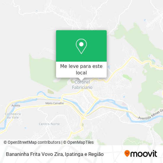 Bananinha Frita Vovo Zira mapa