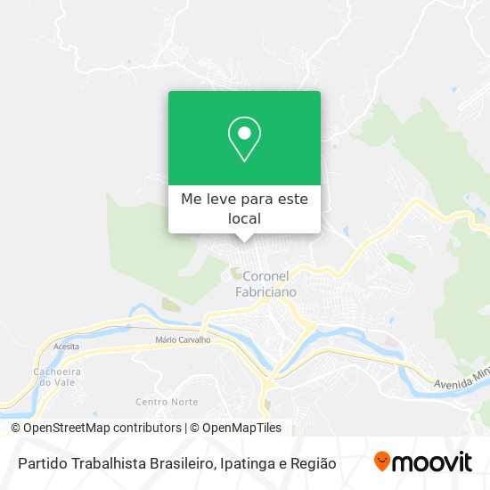Partido Trabalhista Brasileiro mapa