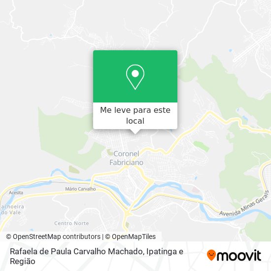 Rafaela de Paula Carvalho Machado mapa