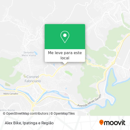 Alex Bike mapa