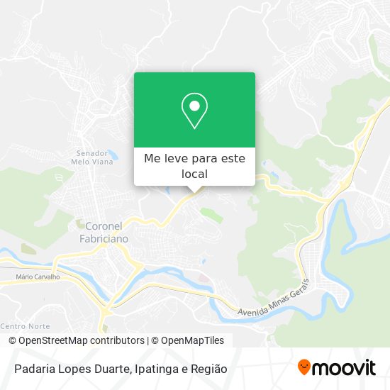 Padaria Lopes Duarte mapa