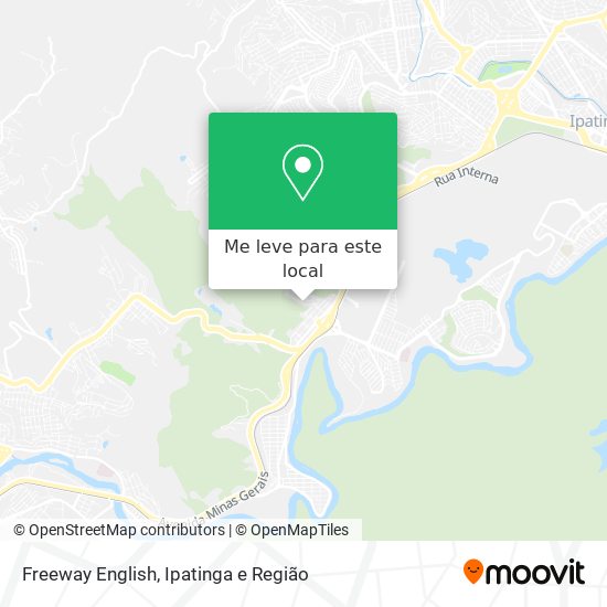 Freeway English mapa