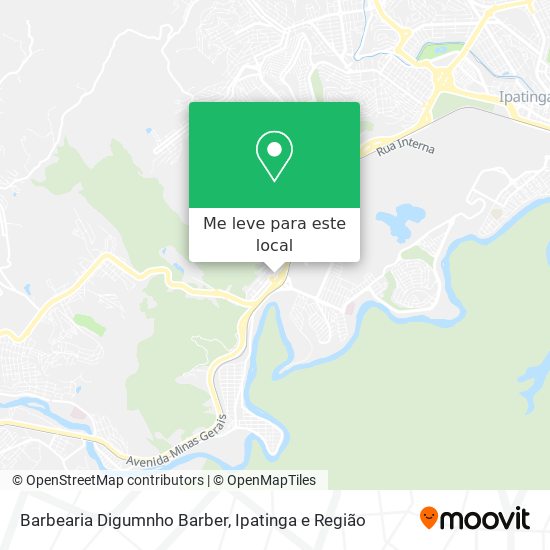 Barbearia Digumnho Barber mapa