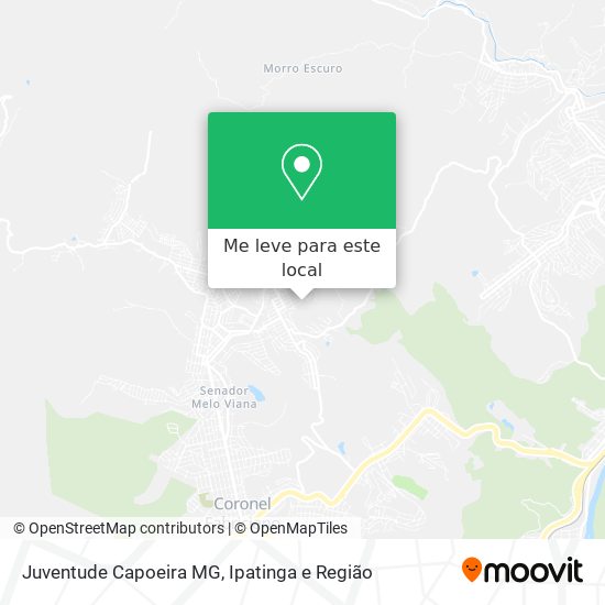 Juventude Capoeira MG mapa