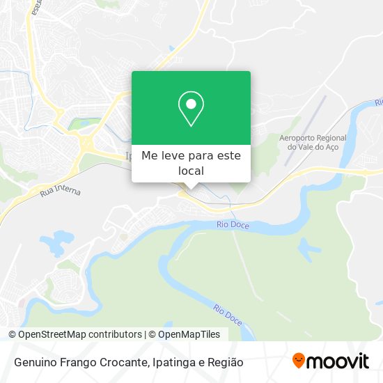 Genuino Frango Crocante mapa
