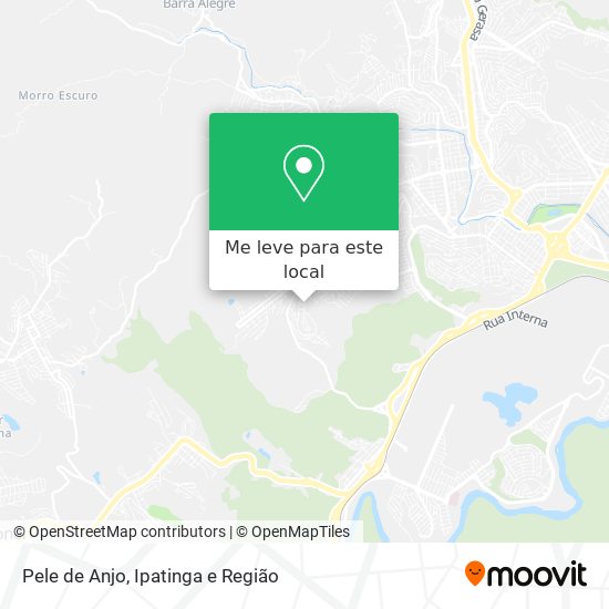 Pele de Anjo mapa