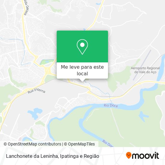 Lanchonete da Leninha mapa